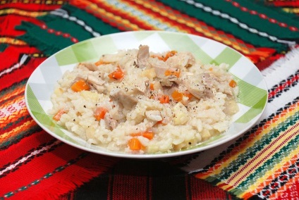 Risotto cu pui, reteta clasica