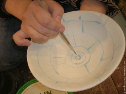 Vopsirea plăcilor ceramice în tehnica majolică - târg de maeștri - manual, manual
