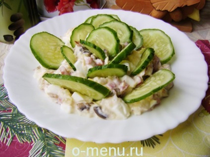Saláta - Emerald recept lépésről lépésre fotók, étel az asztalra