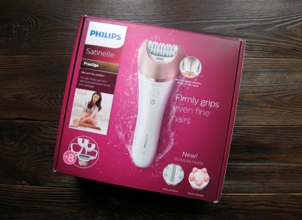 Sheroshka cu masherochka philips satinelle bre650 epilator 8-in-1 cu masaj cu role