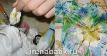 Shibori ornamente de clasă de master pentru începători