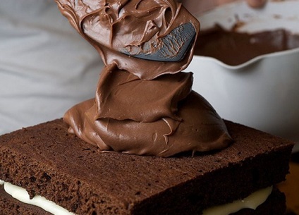 Crema de ciocolată pentru prăjituri din rețete de pudră de cacao, ls