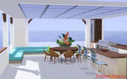 Ora de vară a casei de la Sims 3