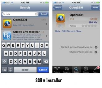 Ssh și iPhone