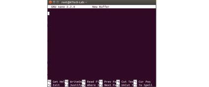 Un editor de text pentru linux