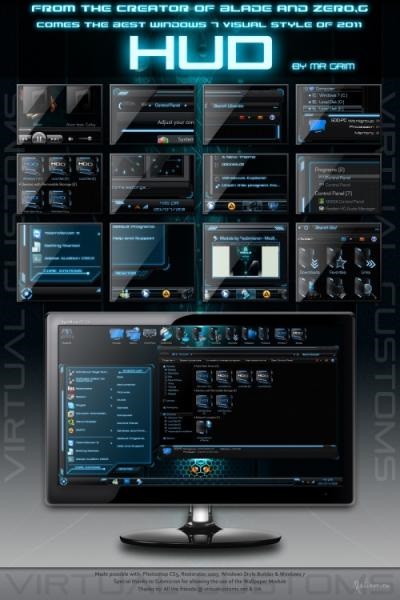 Tema pentru Windows 7 by hr premium pentru Windows 7 by mr grim (2011) pc