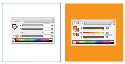 Lessons Adobe Illustrator festék narancs - szoftverek
