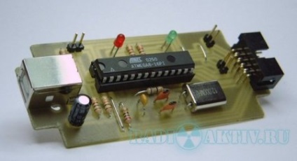 Usbasp - programator usb pentru microcontrolere atmel avr - radioactive - toate pentru radioamator