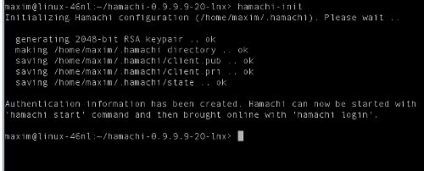 Instalarea și utilizarea hamachi în linux