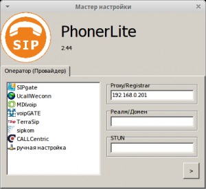 Instalarea și configurarea softphone-ului phonerlite