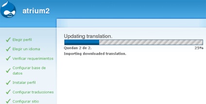 Instalare și traducere atrium deschis, drupal