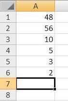 Kivonás, szorzás, osztás, négyzetre emelés, hogy az Excel 2007-2010