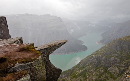 troll nyelv Norvégiában, természeti csodák