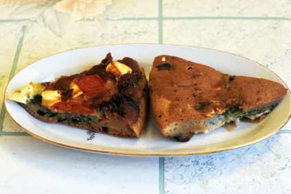 Jellied plăcintă cu roșii și brânză (rețetă foto pas cu pas)