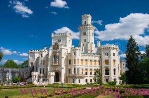 Castelul detenice, organizarea nunții în Republica Cehă 