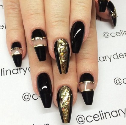 Arany fotó Nail Design (arany) Arany köröm design fotó