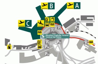 Düsseldorf Airport - Repülőtér leírás, terminálok és szolgáltatások