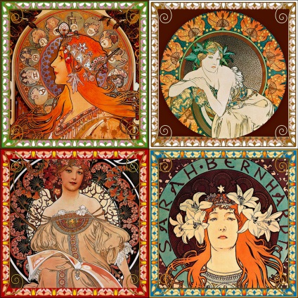 Alphonse Fly - picturi, ilustrații și stil art nouveau