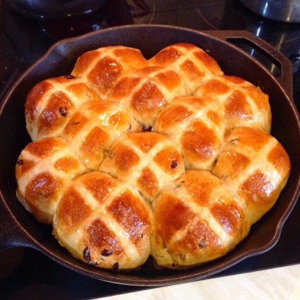 Zsemle aszalt sárgabarack recept egy fotó