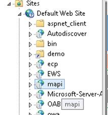Az Exchange 2013 protokoll MAPI felett http, ablakok rendszergazdák számára
