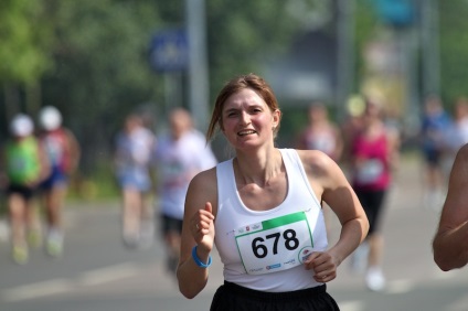 Fun-run - maraton - Luzhniki-2012 alergând împotriva unui accident vascular cerebral