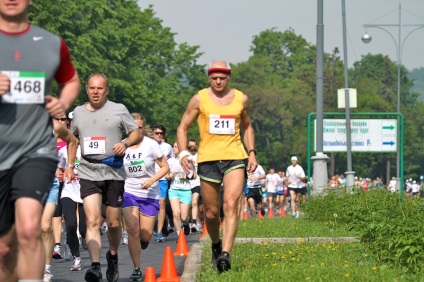Fun-run - maraton - Luzhniki-2012 alergând împotriva unui accident vascular cerebral