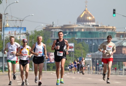 Fun-run - maraton - Luzhniki-2012 alergând împotriva unui accident vascular cerebral