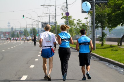 Fun-run - maraton - Luzhniki-2012 alergând împotriva unui accident vascular cerebral