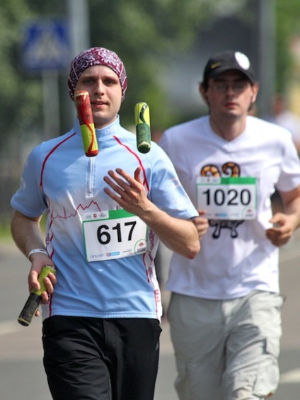 Fun-run - maraton - Luzhniki-2012 alergând împotriva unui accident vascular cerebral