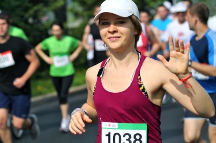 Fun-run - maraton - Luzhniki-2012 alergând împotriva unui accident vascular cerebral