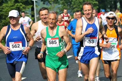 Fun-run - maraton - Luzhniki-2012 alergând împotriva unui accident vascular cerebral