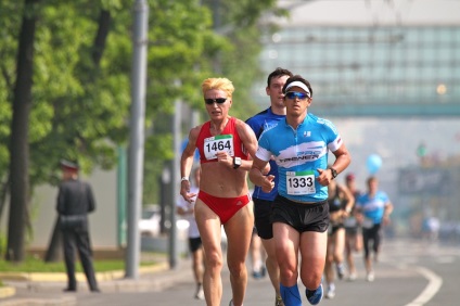 Fun-run - maraton - Luzhniki-2012 alergând împotriva unui accident vascular cerebral