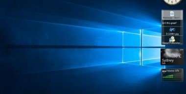 Gadgets for windows 10
