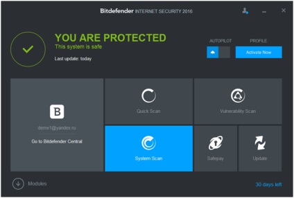 În cazul în care descărcați Bitdefender Internet Security