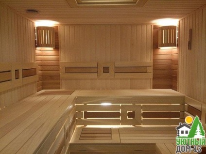În cazul în care este avantajos să comandați o baie de lemn pe bază de turn, o casă confortabilă-13