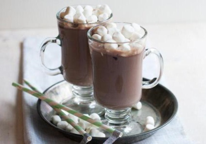 Cacao cu marshmallow este un început minunat al zilei!
