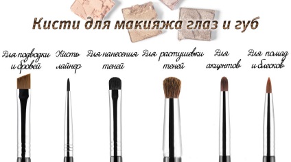 Ce perii sunt necesare pentru make-up, kodi professional