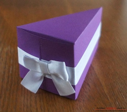 Cum să faci un pachet original de cadouri sub forma unui tort, o diagramă și fotografii pas cu pas