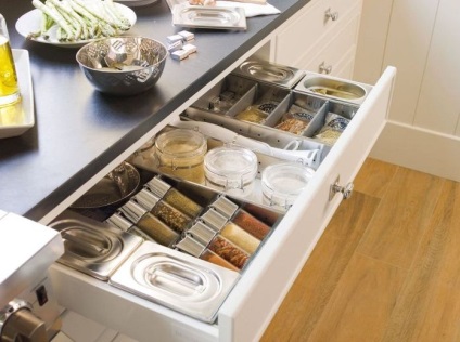 Cum de a restabili ordinea în dulapuri în bucătărie 25 fotografii