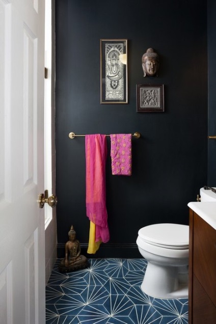 Milyen színű választani egy kis fürdőszoba 32 bátor példát