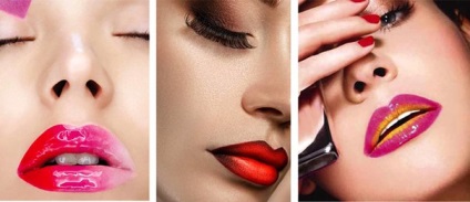 Cum se face machiajul buzelor, regulilor și opțiunilor pentru aplicarea cosmeticelor