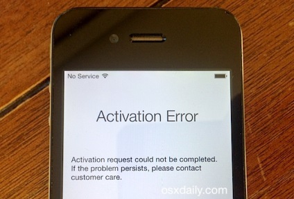 Cum de a rezolva problema cu activarea iPhone, recenzii și cele mai recente știri pe iPhone