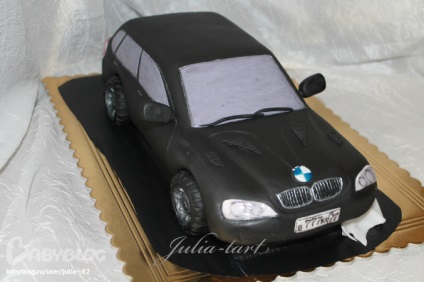 Cum se face o mașină de tort bmw