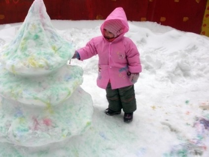 Cum sa faci un copac din zăpadă