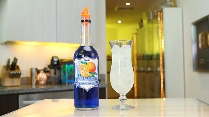 Cocktail albastru laguna fotografie, compoziție, gătit reteta la domiciliu