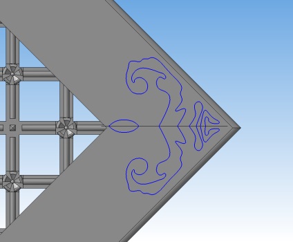 Compass-3d acasă pentru manechine