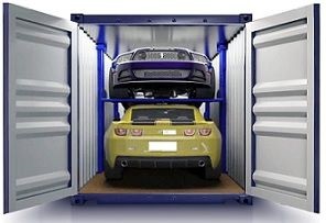 Container pentru transportul automobilelor - transportul feroviar al autovehiculului în container