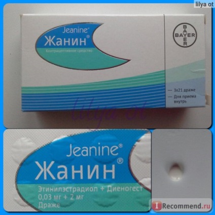Contraceptive schering ag janin (jeanine) - 