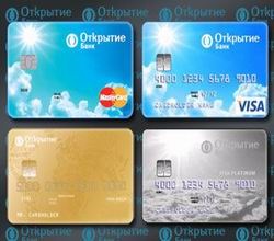 Deschiderea băncii cu card de credit (aplicație online)