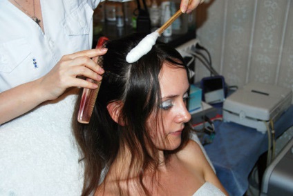 Criomasajul indicațiilor scalpului, tehnica de execuție, durata cursului